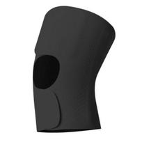 Knee Support Brace for Men Women, Breathable Running Sports Knee Compression Sleeve, Workout Knee Wrap for Meniscus Tear, Arthritis Pain Relief L black