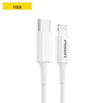 PISEN 3A PD Fast Charge USB-C to Lightning Cable white
