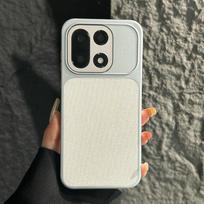 For OnePlus 15 Case Fashion Hard PC+PU Magnetic MagSafe Protective Back Cover Case For OnePlus15 One Plus 15 Phone Shell housing OnePlus 15 balta