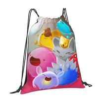 Slime Rancher [ Old ] Pattern Design Bagpack School Bags Slime Rancher Cute Adorable Slimes Tabby Pink Boom Puddle Honey Golden OneSize gray