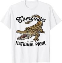 Everglades Florida National Park Crocodile Alligator Unisex T-Shirt XXXXL