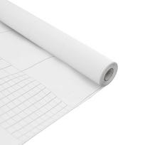 vidaXL Langų plėvelės, baltos spalvos, PVC, matinės