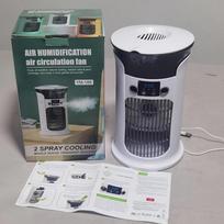 Mute Desktop USB Mini Portable Air Conditioner Fan for Room Home Camping Humidifier Water Mist Cooling Fan Night Lamp Air Cooler balta