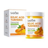 Turmeric Essence Acne and Makeup Removing Cleaning Cotton Deep Cleansing with Kojic Acid Whitening Ingredients 180g