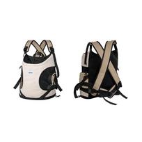 HiDREAM Šuniuko Katės Kelioninė Dėžutė Slingo Krepšys Augintinio Priekinė Katės Šuns Nešioklė Kvėpuojantis Drobės Nešiojamas Kuprinė Per Petį Diržas (Beige,F 35X20X36cm) smėlis