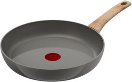 Tefal Ceramic Coated Frying Pan IH and Gas Stove Ceramic Glide Earth Gray Frying C44206 28cm, Compatible,  IH Pan