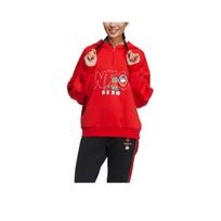Adidas Neo Cny Series Half Zip Sports Hoodie Women Hoodies Bright-Red GP5752 M
