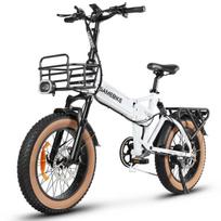 Ebike SAMEBIKE XWLX09-II Electric Bicycle 1000W Motor 48V15AH Lithium Battery Electric Bike 20*4.0-In Fat Tire Folding Electric Bike balta