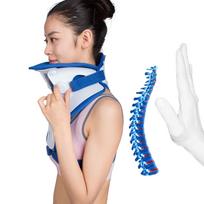 Neck Brace Support Orthosis, Adjustable Cervical Collar, Fixable Neck Posture Corrector, Traction Spine Alignment beige