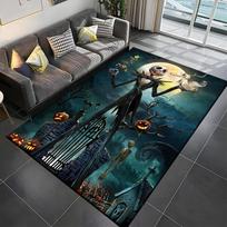 Nightmare Before Christmas Large Area Rug Carpet for Living Room Bedroom Sofa Home Kids Decor Floor Anti-Slip Mats 40x60cm