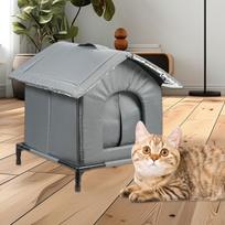 Kennel Elevated Kitten Shelter Waterproof Bag Soft Reusable Ice Pad Suitable for Indoor Cats Porch S