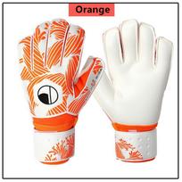 Naujos Vartininko pirštinės Vyrai Moterys Vaikai Vaikai Jaunimo Futbolas Vartininko Pirštinės Neslystančios Storos Latekso Pirštinės Pirštų Apsauga kids size 5 beige