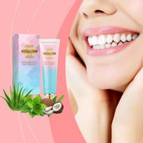 Niacinamide Whitening Toothpaste Dental Stains Removing Prevent Bad Breath Oral Cleaning Refreshing Reduces Plaque Toothpaste 100g white