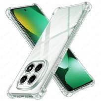 Transparent Clear Soft Case For Xiaomi Redmi Note 15 Armor Shockproof Cover Coque Note15 Pro+ Note15Pro Plus 15 Pro 15Pro 4G 5G Note15 4G CN&Global Version skaidri