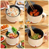 Multi-functional Student Mini Cooker black