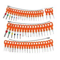 Terminal Pin Removal Tool Professional 59pcs Terminal Extractor Kit With Metal Plastic Construction For Vehicle Wiring žalia
