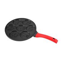 ABWR-Pancake Maker - Non-Stick Pancake Pan Griddle Grill Pan Mini Crepe Maker 7-Mold Pancakes With Silicone Handle