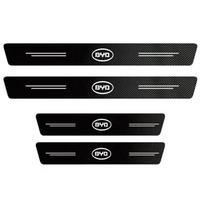 Carbon Fiber Car Sticker Auto Door Threshold Waterproof stickers For BYD Atto 3 Yuan Plus Song Plus Seal Dolphin Sealion Seagull