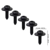 N90683302 Headlight Bracket Screw T30 Star Bolt Auto Fender Fastener Black Carbon Steel Headlamp Mount Retainer Rustproof Parts