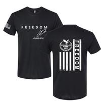Charlie Kirk Freedom Mens Premium T- Shirt 2XL
