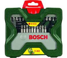 Grąžtų ir sukimo antgalių rinkinys Bosch X-Line (2607019613), 43 vnt.