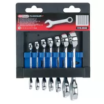 KS Tools CHROMEplus kombinuotų raktų rinkinys, trumpas, 7 dalių (518.0040)