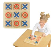 MASTERKIDZ Medinis žaidimas vaikams Tic-Tac-Toe loginė dėlionė