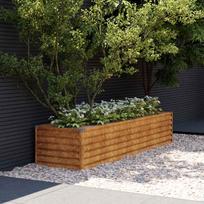 Pakelta sodo lysvė 194x50x36 cm Corten plienas