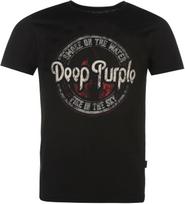 Deep Purple Grupės Marškinėliai - Naujas - Smoke on the Water - Oficialus L gray