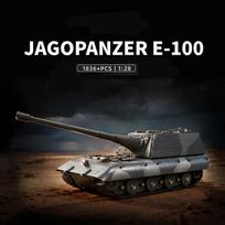 1836 vnt. JAGDPANZER E-100 Tanko Modelio Statybos Rinkinys Sunkusis Tankų Naikintojas Modelis Unikalus Miegamojo Dekoras MOC Statybinės Detalės Žaislas Dovana black