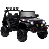 Children's electric car UTV with 2.4G remote control, 2 motors 12 V, music, horn, LED lights, 100x63x65cm, black 100 x 63 x 65 cm