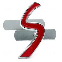 For Mini S Logo Front Hood Grill Badge Emblem Decals for Cooper R50 R52 R53 R56 R57 R58 F55 F56 Car Styling Sticker Accessories czujm33 sidabras
