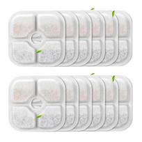 Set of 6/12 Replacement Activated Carbon Filter Cat Dog Drinking Fountain Replaced Filters for PIXI Water Fountain Dispenser