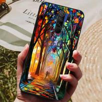 Skirta Xiaomi Redmi 9 dėklas Katė Gėlė vilkas Dangtelis Silikoninis dėklas Skirta Redmi 9 redmi9 Dangtelis Buferis 6.53  Atsparus smūgiams telefono Coque dėklas for Redmi 9