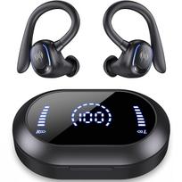 Bluetooth V5.4 Waterproof Headphones IPX7 with Noise Cancelling Mic Wireless Earbuds 50Hrs Playtime for & Android Phones juoda