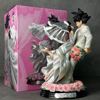 Z Son Goku & Chichi Wedding Version 31cm Pvc Action Figure Collectible Model Toy Couple Statue Ornament Wedding Gift