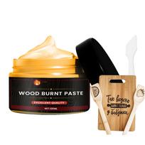 120ML Wood burning paste Camping outdoor wood cloth combustion supporting gel DIY pyrography wood burning paste raudona