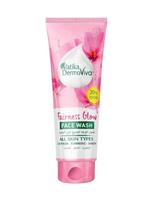 Vatika Dermo Viva Fairness Glow Facewash (150mL + 35mL) | Natural Extract of Saffron, Turmeric and Sandal | For All Skin Types 185 ml