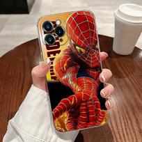 The Avengers Spiderman Marvel Transparent Phone Case For iPhone 17 Pro Max 17E 11 12 13 14 15 16 Pro Max Plus 17 Air 16E 7 Cover iPhone 11 Pro Max