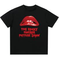 The Rocky Horror Picture Show Short Sleeve T-Shirt Fashion Personality Street Short Sleeve Loose Crew Neck Men's T-Shirt - Me... S įvairiaspalvis