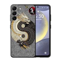 Taiji Dragon Case for Xiaomi Mi 11T 13 Lite 12T Pro 14 15 Pro 12 11 12X 10T Funda Phone Cover Xiaomi 11T gray