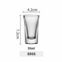 Acrylic High-Footed Shot Glass for Wine and Liqueur