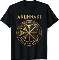Anunnaki Senovės Mesopotamijos Dievai Simbolis Marškinėliai Pagaminta JAV XL black