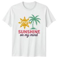 Sunshine On My Mind TShirt Beach Vacation Summer Gift For Him And Her S