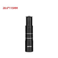 115/150/180/210mm Dviračio Šakės Vairo Iškyša Aukštintuvas Kalnų Dviračio Vairo Aukštintuvas MTB Dviračiui 115mm black