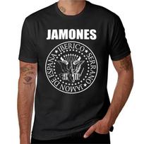 Buenos Jamones T-Shirt Graphics Boys Whites Customs Design Your Own Men's Cotton T-shirt S įvairiaspalvis