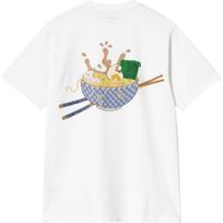 Carhartt WIP FW24 S/S Noodle Soup T-Shirt Food Letter Print Crew Neck Short Sleeve T-Shirt Men t-shirts I033971-02-XX S