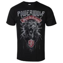 Powerwolf - Chaos Crest Printed T-shirt - Power Metal Band Daily T-shirt - Suitable for Both M L gray
