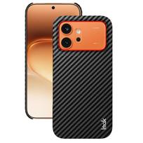 For Honor 600 Pro 5G Phone Case IMAK Ruiyi Series Carbon Fiber Magnetic Case 600 5G Global juoda
