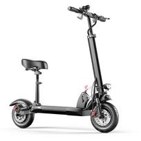 Foldable Electric Scooter, EMOKO-HVD-3, With Seat, 800W Motor, Disc Brakes, Full Suspension, 10  Honeycomb Tires